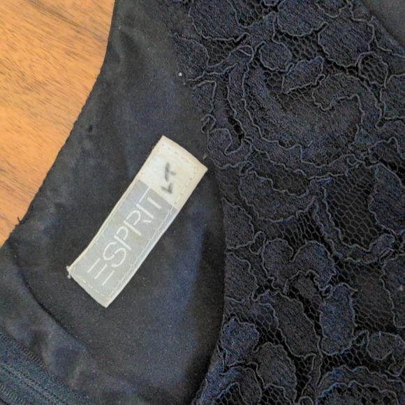 Vintage black lace Esprit dress - Picture 2 of 4